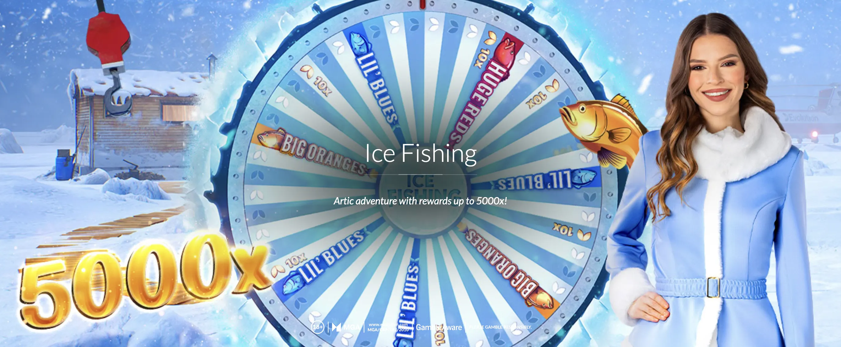 Ice Fishing Slot Game Features